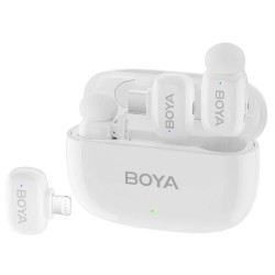 BOYA Mini Wireless Yaka Mikrofonu - Siyah