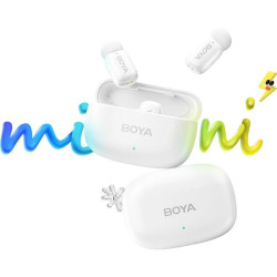 BOYA Mini Wireless Yaka Mikrofonu - Siyah