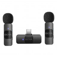 Boya BY-V20 Ultra Kompakt Android Uyumlu İkili Kablosuz Mikrofon (Type-C)