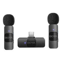 Boya BY-V20 Ultra Kompakt Android İkili Kablosuz Mikrofon Type-C