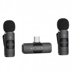 Boya BY-V20 Ultra Kompakt Android Uyumlu İkili Kablosuz Mikrofon (Type-C)