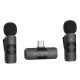 Boya BY-V20 Ultra Kompakt Android İkili Kablosuz Mikrofon Type-C Boya BY-V20 Ultra Kompakt Android İkili Kablosuz Mikrofon Type-C