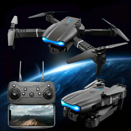 E99 Pro Drone Quadcopter Uzaktan Kumanda Kolu Dört Eksenli Uçak 4k HD 6K Fotoğraf İHA Yükseklik Sabitleme Helikopter 