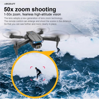 E99 Pro Drone Quadcopter Uzaktan Kumanda Kolu Dört Eksenli Uçak 4k HD 6K Fotoğraf İHA Yükseklik Sabitleme Helikopter 