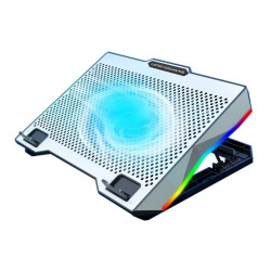 Givecool S601 RGB Laptop Soğutucu 6 Kademe Yükseklik 16 cm Fanlı Alüminyum Stand