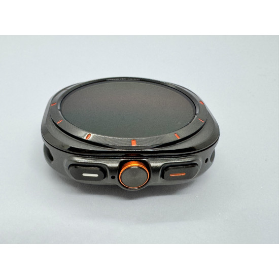 W7 Watch Ultra Amoled Ekran 46 Mm Akıllı Saat 2 Kordon Gümüş