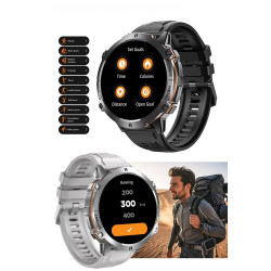 Harvox Watch X2 Pro Akıllı Saat – 1.73" AMOLED, Bluetooth Arama, 100+ Spor Modu, Türkçe, 1000 mAh