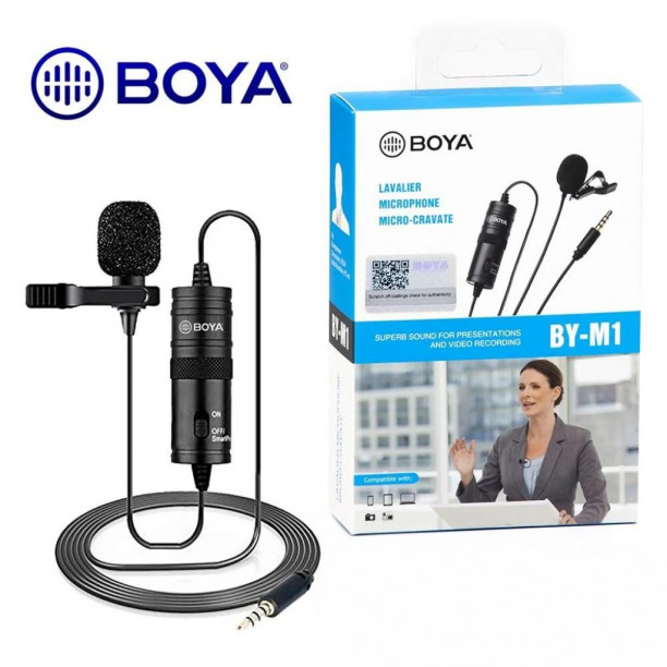 Boya BY-M1 Yaka Mikrofonu 6 Metre