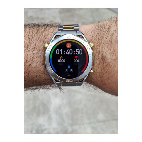 S30 Max Gümüş Gold Ve Siyah Gold Akıllı Saat S30 Max Gümüş Gold Ve Siyah Gold Akıllı Saat