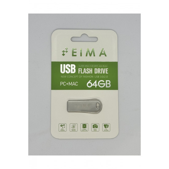 USB FLASH DRİVE 64 GB SUPER SPEED USB 3.0/2.0 PC+MAC UYUMLU USB BELLEK USB FLASH DRİVE 64 GB SUPER SPEED USB 3.0/2.0 PC+MAC UYUMLU USB BELLEK