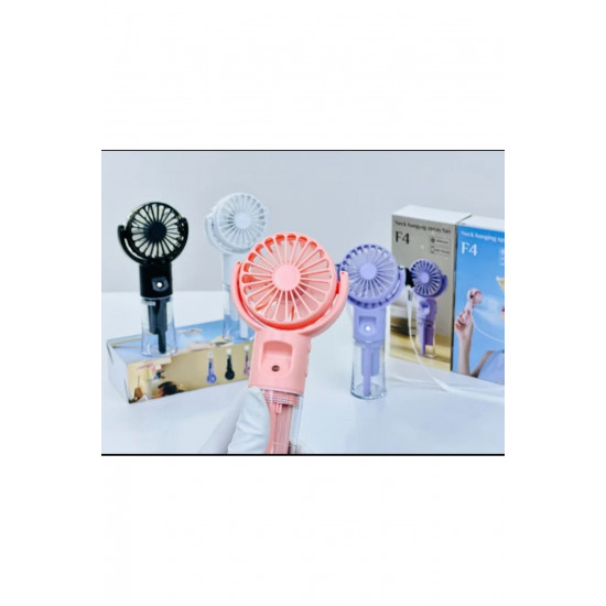 F4 2in1 USB Mini Fan ve Nemlendirici Boyun Askı İpli F4 2in1 USB Mini Fan ve Nemlendirici Boyun Askı İpli