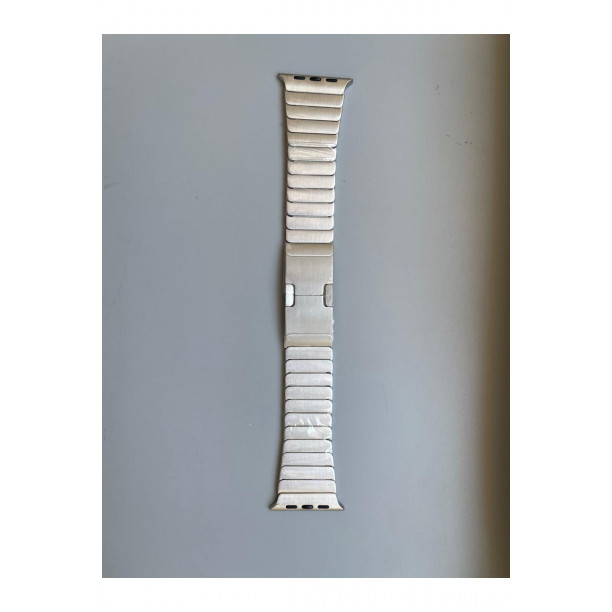 42-44-45-49 mm  Premium Kalite Dolgu Çelik Balık Sırtı Model Apple Watch Uyumlu Kordon