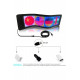 Piksel Panel, USB Esnek LED Kayan Metin Animasyon Ekranı, Bluetooth App, 16X32 Led ler 7X17CM Piksel Panel, USB Esnek LED Kayan Metin Animasyon Ekranı, Bluetooth App, 16X32 Led ler 7X17CM