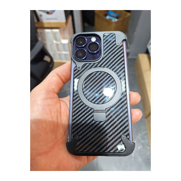 İPHONE 15 PROMAX GERÇEK KARBON BUMPER KILIF