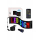 Piksel Panel, USB Esnek LED Kayan Metin Animasyon Ekranı, Bluetooth App, 16X32 Led ler 7X17CM Piksel Panel, USB Esnek LED Kayan Metin Animasyon Ekranı, Bluetooth App, 16X32 Led ler 7X17CM