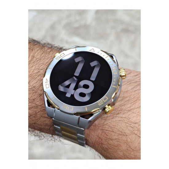 S30 Max Gümüş Gold Ve Siyah Gold Akıllı Saat S30 Max Gümüş Gold Ve Siyah Gold Akıllı Saat