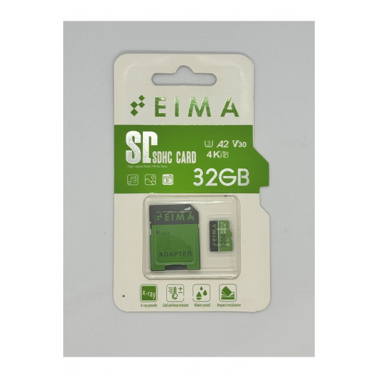 Sdhc Card 32 Gb V30 4k Ultra Hd Hi?gh Speed Hafiza Karti Adaptörlü Sdhc Card 32 Gb V30 4k Ultra Hd Hi?gh Speed Hafiza Karti Adaptörlü