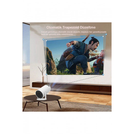 Taşınabilir Sinema Projektörü Ev Sineması Wifi Bluetooth Android iOS Akıllı Projeksiyon Taşınabilir Sinema Projektörü Ev Sineması Wifi Bluetooth Android iOS Akıllı Projeksiyon