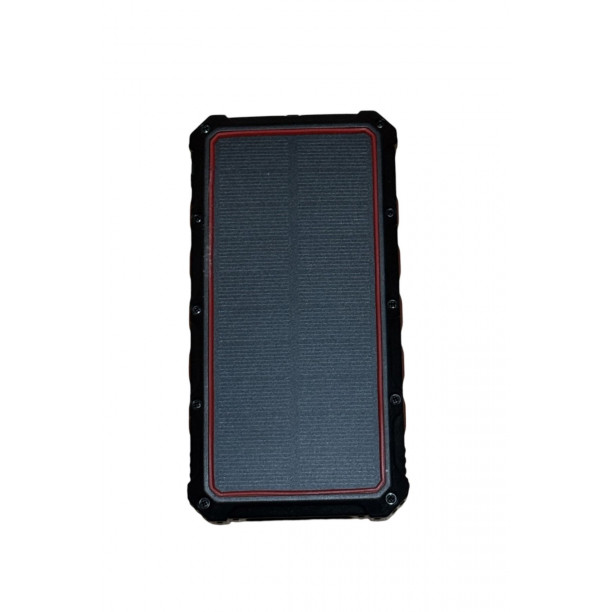 Solar Enerjili Wireless Özellikli 20000 Mah Solar Powerbank - 2+1 Çıkışlı