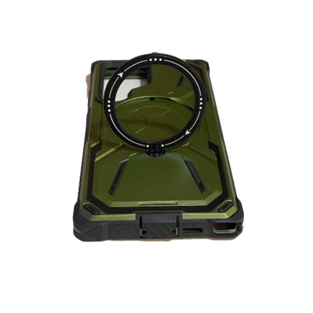 SAMSUNG S23 ULTRA MAGSAFE VE STANDLI TANK KILIF 3 RENK