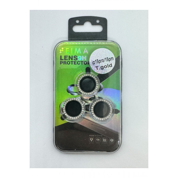 İPHONE 15 PRO 15 PROMAX TAŞLI 9H KAMERA  KORUYUCU LENS uyumlu