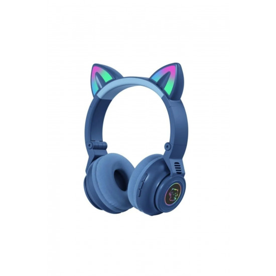 Stn 26 Rgb Led Hifi Kafa Üstü Bluetooth Çocuk Kedi Kulaklık Mikrofonlu Stn 26 Rgb Led Hifi Kafa Üstü Bluetooth Çocuk Kedi Kulaklık Mikrofonlu