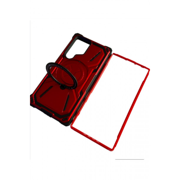 SAMSUNG S23 ULTRA MAGSAFE VE STANDLI TANK KILIF 3 RENK