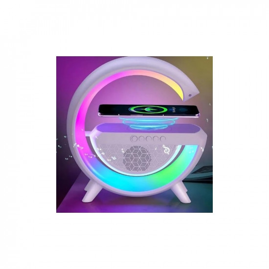 BT-2301 Wireless Kablosuz Şarj Destekli Radyolu Rainbow Aydınlatmalı Bluetooth Hoparlör Fm Radyo BT-2301 Wireless Kablosuz Şarj Destekli Radyolu Rainbow Aydınlatmalı Bluetooth Hoparlör Fm Radyo