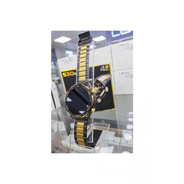 S30 Max Gümüş Gold Siyah Gold Akıllı Saat