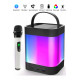 Z9 Karaoke Hoparlör Taşınabilir Bluetooth Hoparlör Mikrofon Seti Sd,usb,radyo Rgb Işıklı Ses Bombası Z9 Karaoke Hoparlör Taşınabilir Bluetooth Hoparlör Mikrofon Seti Sd,usb,radyo Rgb Işıklı Ses Bombası