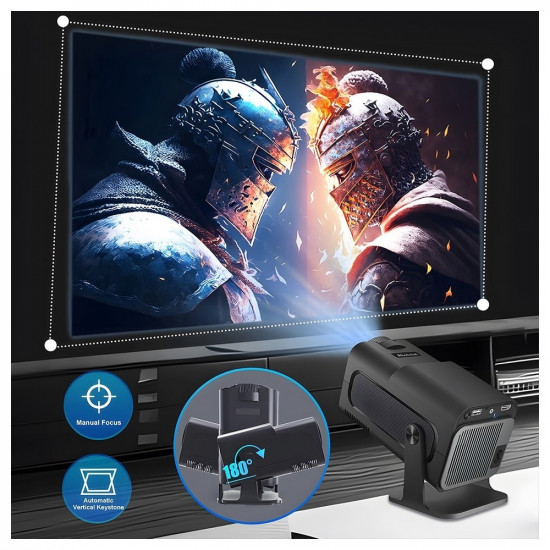 HY320 Mini Siyah Taşınabilir Sinema Projeksiyon Cihazı Ev Sineması Bluetooth Android Projeksiyon HY320 Mini Siyah Taşınabilir Sinema Projeksiyon Cihazı Ev Sineması Bluetooth Android Projeksiyon