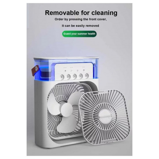 Büyük Boy Ultrasonik Hava Nemlendirici ve Aroma ve Buzlu Klima Rgb Işıklı Büyük Boy Ultrasonik Hava Nemlendirici ve Aroma ve Buzlu Klima Rgb Işıklı