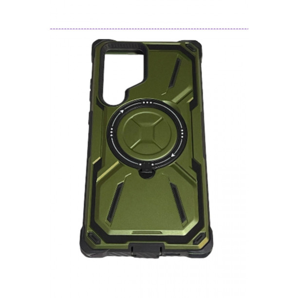 SAMSUNG S23 ULTRA MAGSAFE VE STANDLI TANK KILIF 3 RENK