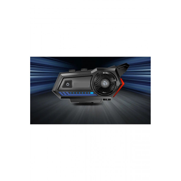 BT57 Motosiklet Kask Kulaklık Intercom Işıklı Motorsiklet Intercom