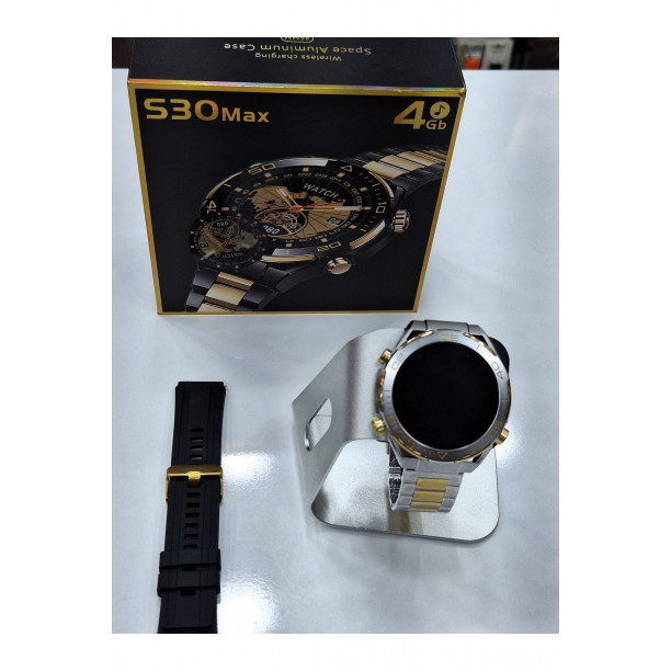S30 Max Gümüş Gold Ve Siyah Gold Akıllı Saat