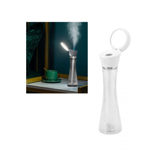 Hava Nemlendirici Difüzör Esansiyel Ultrasonik Araba Ev Aroma Difüzör Lamba 250 ml Beyaz