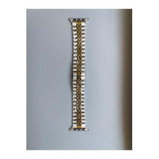 42-49MM Paslanmaz Çelik Ayarlanabilir Rolex Kordon Gold Gümüş
