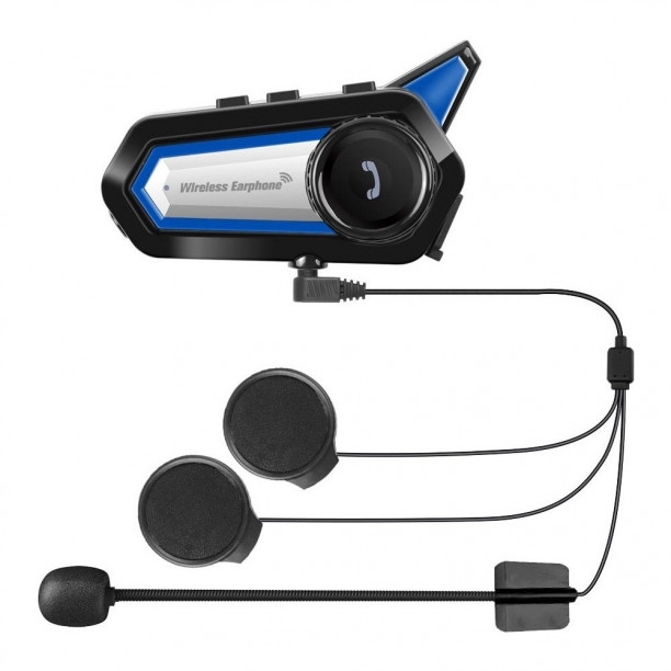 BT31 Kask Için Bluetooth 5.0 Motosiklet Intercom Su Geçirmez Kablosuz Kulaklık