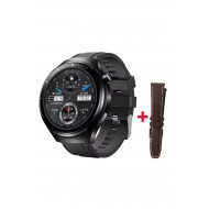 Fırsattan HK 8 Hero Amoled Ekran Chat GPT/GPS/NFC Siri Destekli Watch Classic Akıllı Saat Curved Ek.