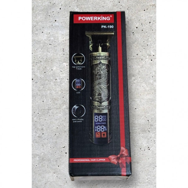 Powerking PK-190 Saç Sakal Kesme Şekil Verme Tıraş Makinesi