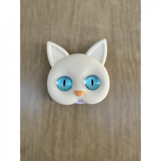 Renkli Gözlü Kedi Hello Kitty Telefon Tutacağı Siyah çift renk