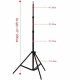 Teleskopik Tripod Uzun Tripod 2.1 M Tripod Siyah Teleskopik Tripod Uzun Tripod 2.1 M Tripod Siyah