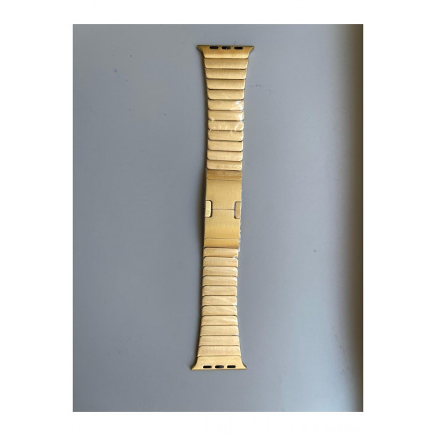 42-44-45-49 mm  Premium Kalite Dolgu Çelik Balık Sırtı Model Apple Watch Uyumlu Kordon