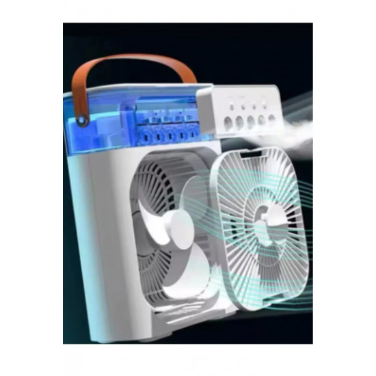 Büyük Boy Ultrasonik Hava Nemlendirici ve Aroma ve Buzlu Klima Rgb Işıklı Büyük Boy Ultrasonik Hava Nemlendirici ve Aroma ve Buzlu Klima Rgb Işıklı