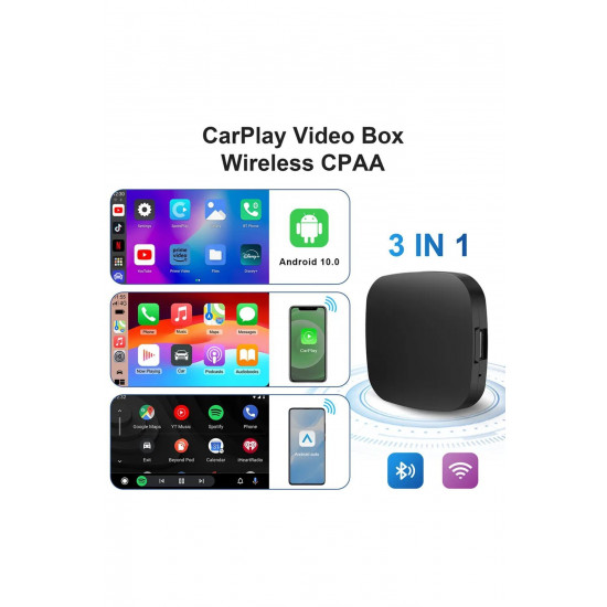 Wireless Carplay Android Araba 4 Çekirdekli Akıcı Full Hd 1080P Wifi 2.4/5G A133AllWinner Chip Wireless Carplay Android Araba 4 Çekirdekli Akıcı Full Hd 1080P Wifi 2.4/5G A133AllWinner Chip