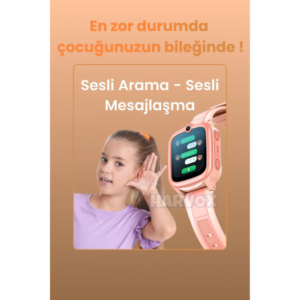 HX 4G PRO GÖRÜNTÜLÜ GÖRÜŞMELİ AKILLI ÇOCUK TAKİP SAATİ BTK KAYITLI