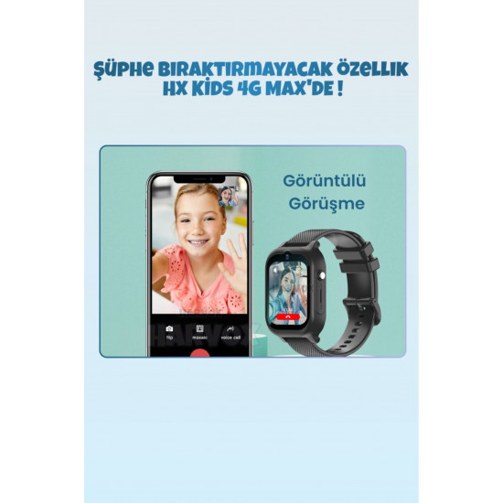 HX 4G MAX GÖRÜNTÜLÜ GÖRÜŞMELİ AKILLI ÇOÇUK TAKİP SAATİ KOLYE HEDİYELİ HX 4G MAX GÖRÜNTÜLÜ GÖRÜŞMELİ AKILLI ÇOÇUK TAKİP SAATİ KOLYE HEDİYELİ