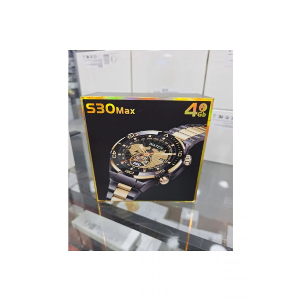 S30 Max Gümüş Gold Siyah Gold Akıllı Saat