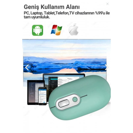 M1 Kablosuz Mouse Bluetooth Wireless Çift Mod lu USB 2.4g Şarj Edilebilir 800/1200/1600dpi Rgb Fare M1 Kablosuz Mouse Bluetooth Wireless Çift Mod lu USB 2.4g Şarj Edilebilir 800/1200/1600dpi Rgb Fare