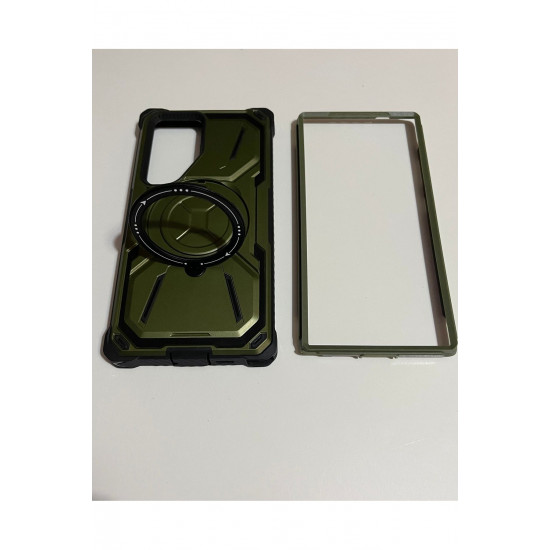 SAMSUNG S24 ULTRA MAGSAFE VE STANDLI TANK KILIF 3 RENK SAMSUNG S24 ULTRA MAGSAFE VE STANDLI TANK KILIF 3 RENK